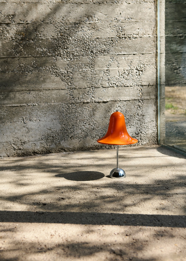 Verpan Pantop Portable Akku Tischleuchte in Orange mit LED und warmweißem Licht - Bild 2