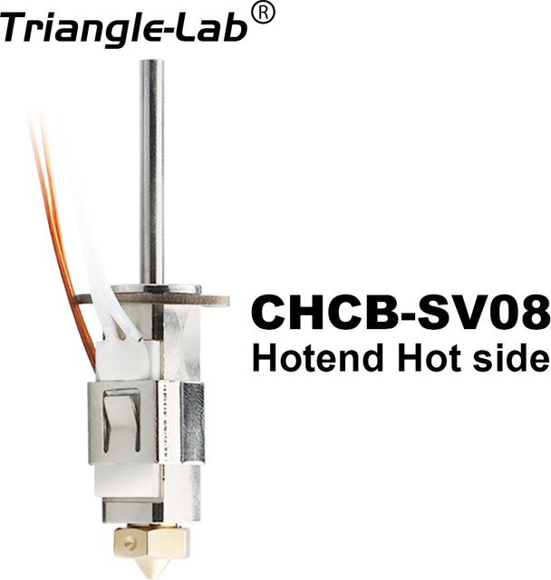 Trianglelab CHCB-SV08 Hotend Heizseiten-Upgrade für SV08 mit 80W Heizelement und Kompatibilität zu vorherigen Kühlkörpern - Bild 1