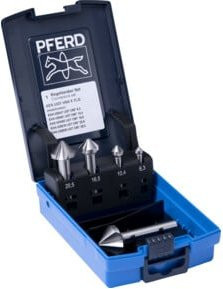 PFERD HSS-Kegelsenker-Set UGT 5-tlg. DIN 335 C 90° mit Ungleichteilung - Bild 1