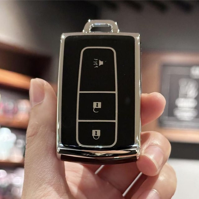 Autoschlüsselanhänger Hülle, PU-Leder, Toyota Prius, Unisex - Bild 1