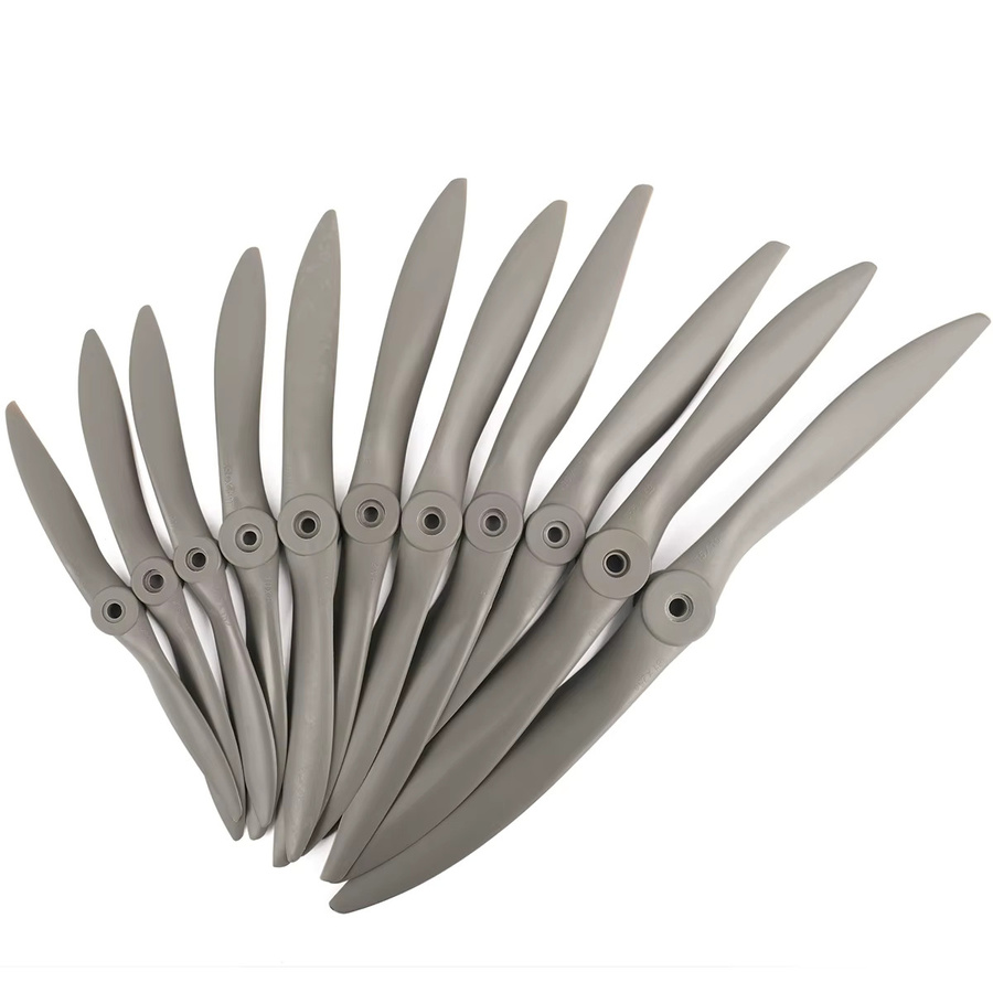 Gemfan Glow Gas Nitro Propeller, 10x6 Zoll, Kunststoff, Grau - Bild 2