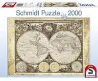 Schmidt Spiele Historische Weltkarte Puzzle 2.000 Teile - Bild 1