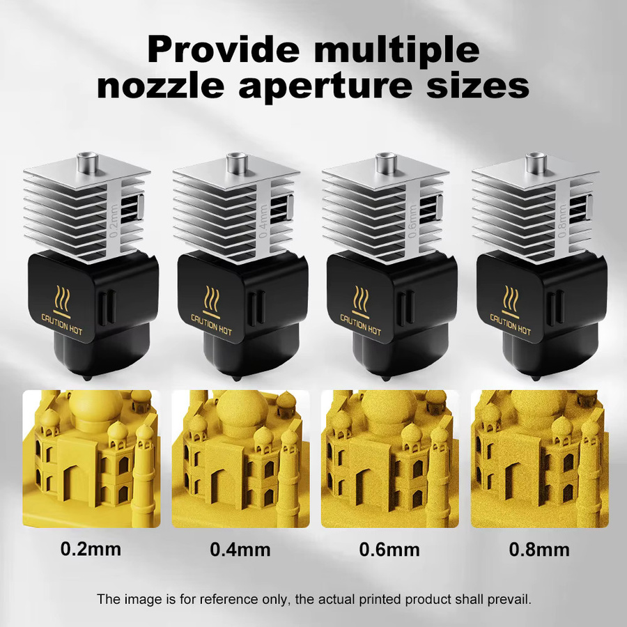 Bambu Lab Hotend-Kit für A1 und A1 Mini mit gehärteten Stahldüsen in 0,2 mm, 0,4 mm, 0,6 mm und 0,8 mm für FDM-Drucker - Bild 5