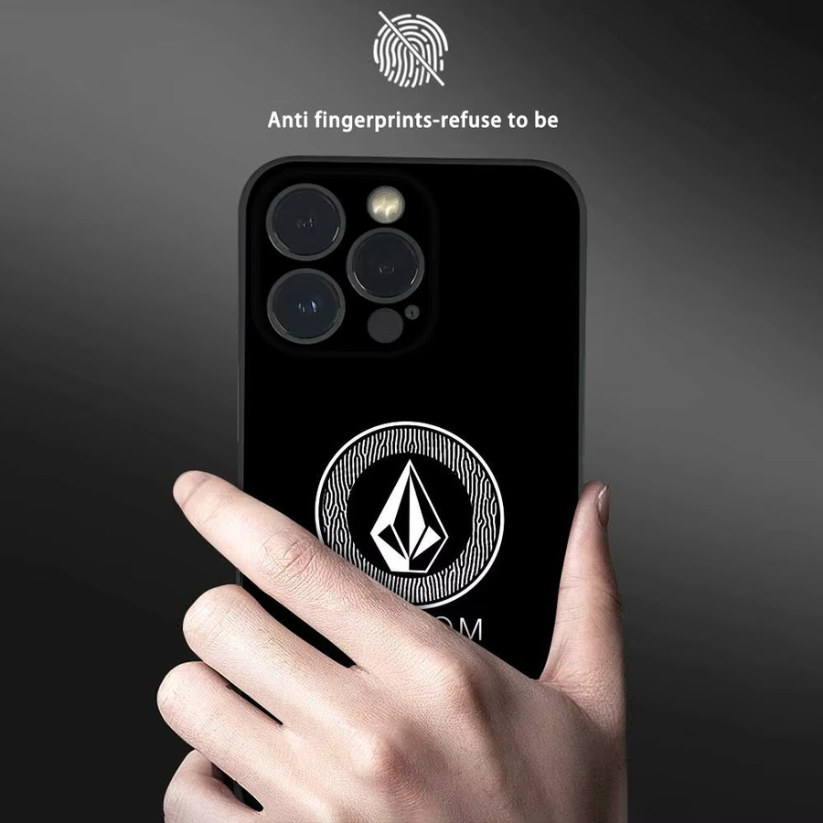 Volcom Handyhülle Frosted Soft Shell für iPhone 16 15 14 13 Pro Max Plus Mini in Schwarz - Bild 4