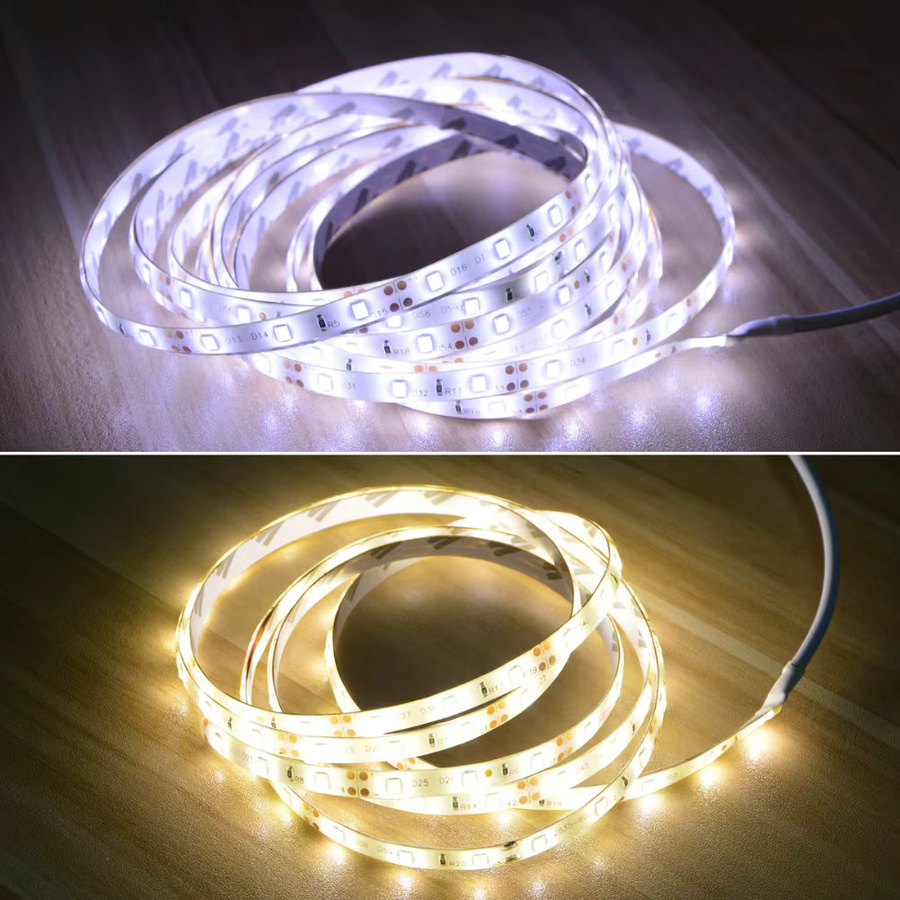CHNAITEKE Kabelloser LED-Streifen mit PIR-Bewegungssensor in Warmweiß, 12V - Bild 5