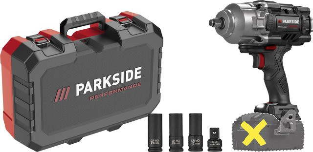 PARKSIDE PERFORMANCE Akku-Drehschlagschrauber PASSP 20-Li C4, 20 V, Grau - Bild 1