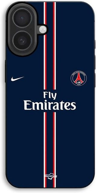 MANIACASE iPhone 17 Hülle Paris Saint Germain Fußballverein Schwarz und Blau - Bild 1
