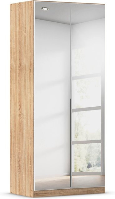 RAUCH Drehtürenschrank Alabama mit Spiegel in Eiche Sonoma, B/H: 91 x 210 cm - Bild 1
