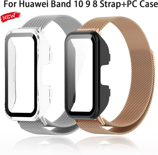 Milanaise-Armband und PC-Hülle für Huawei Band 10 9 8, Unisex - Bild 1