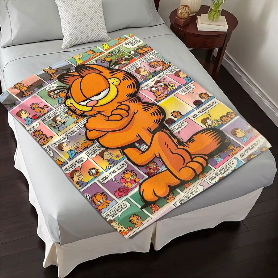 Garfield Motiv Badetuch und Decke in Multicolour für Strand, Heim oder Büro - Bild 3