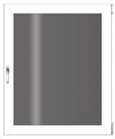 RORO Kunststoff-Fenster KOMFORT B70 in Weiss mit Klarglas, Breite: 90 cm, Höhe: 110 cm - Bild 1