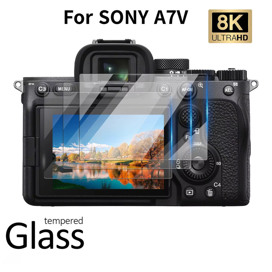 Sony Displayschutz aus gehärtetem 9H Glas für A7R4, A7R5, A7S3, A9, A9III und FX3, transparent und kratzfest - Bild 5