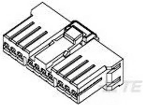 TE Connectivity Leiterplattensteckverbinder Polzahl 10 174464-1 - Bild 1