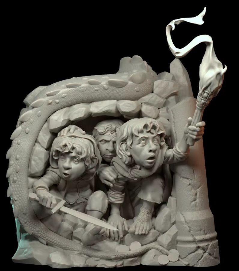 LISM Fantasy Zwerg, Figuren-Bausatz, Harz, Grau - Bild 2