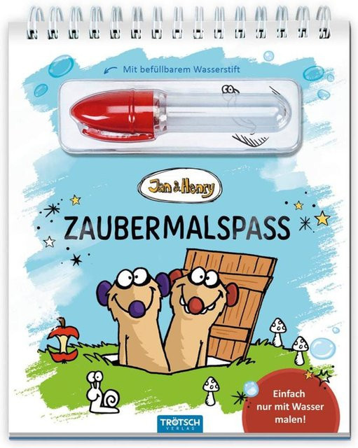 Trötsch Jan & Henry Zaubermalspaß mit Wasserstift - Bild 1