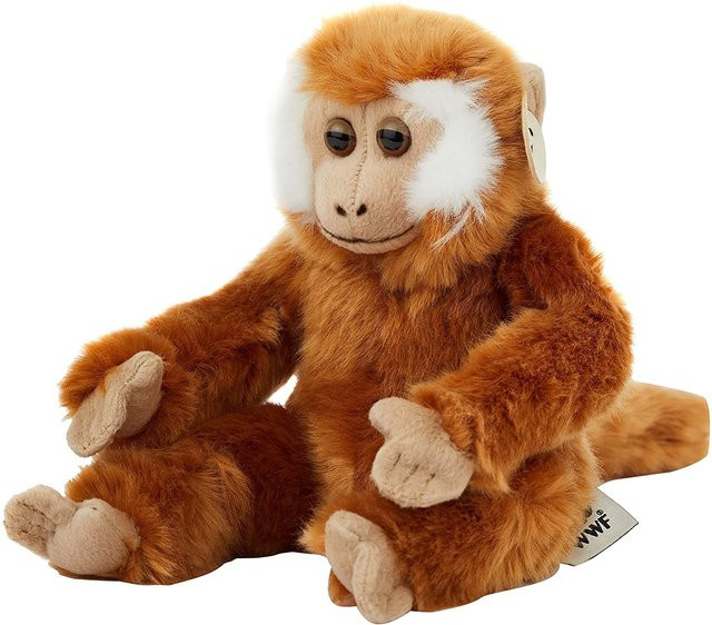 WWF Affenbaby hellbraun, Plüschtier, 23cm - Bild 1