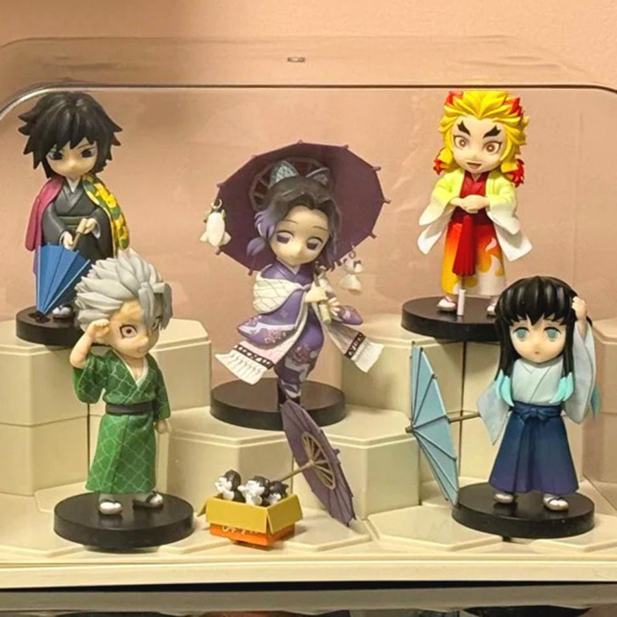 Yiran toy 1 Demon Slayer Kimetsu no Yaiba Action Figur Kamado Tanjirou Agatsuma Zenitsu Nezuko PVC Figur ab 14 Jahren - Bild 3