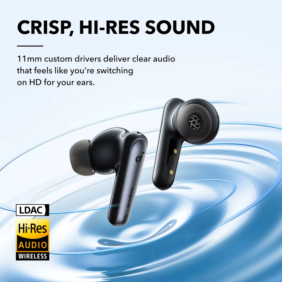 Soundcore by Anker Liberty 4 NC Bluetooth 5.3 In-Ear-Kopfhörer mit adaptiver Geräuschunterdrückung in Schwarz - Bild 4