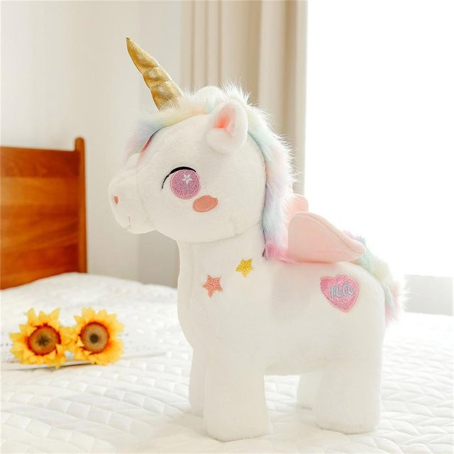Joyful toys Einhorn Pegasus Plüschtier, Stoffpuppe, 40cm - Bild 1
