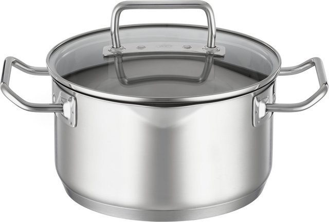 RÖSLE Kochtopf EXPERTISO aus Edelstahl mit Deckel, Silber, B/T/H: 21,5 x 30 x 18 cm - Bild 1