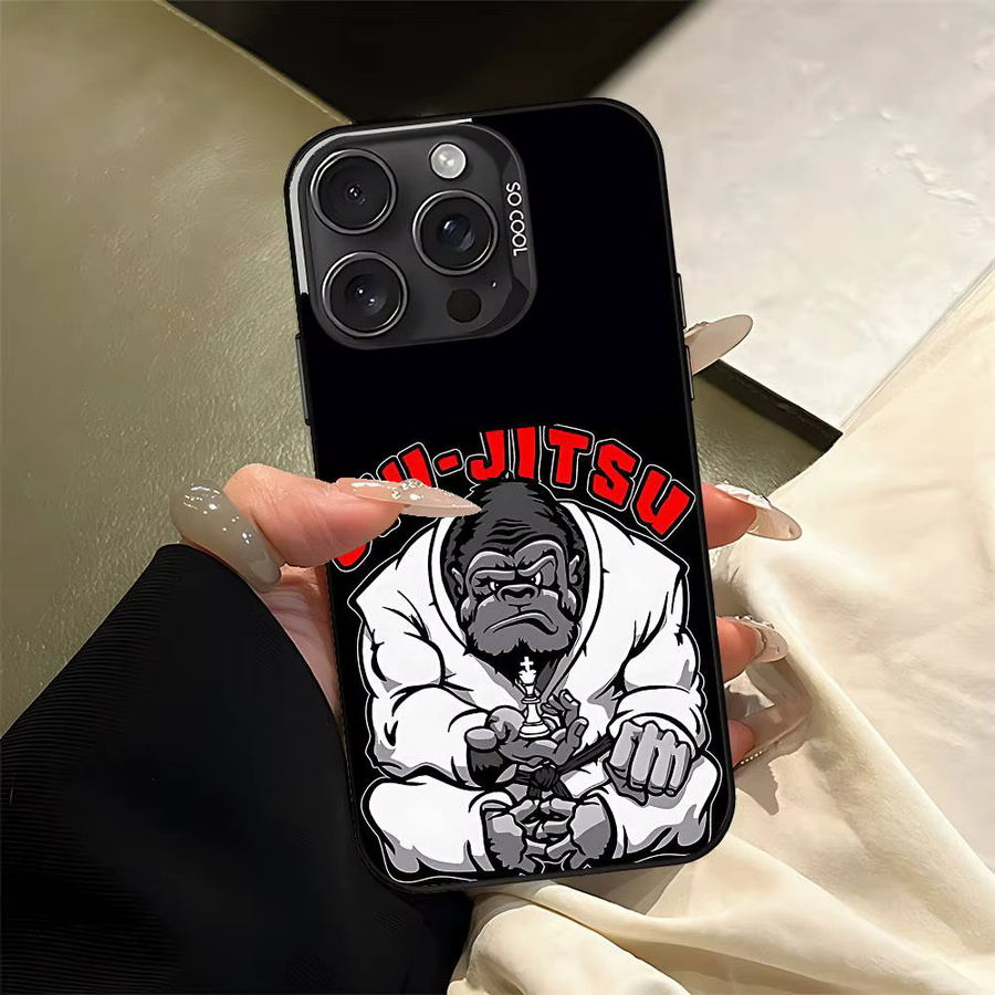 BJJ Brasilianisches Jiu-Jitsu Handyhülle für Apple iPhone 11 bis 17 Pro Max Plus in Multicolor - Bild 2