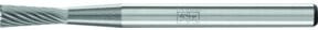 PFERD Hartmetall Winkelfrässtift WKNS universal fein, Durchmesser: 3 mm, Schaft-Durchmesser: 3 mm, Farbe: Silber - Bild 1