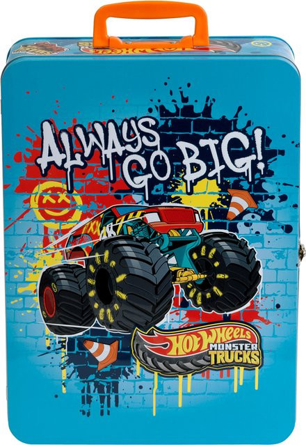 Hot Wheels Sammelkoffer Monster Truck 8-teiliges Set - Bild 1