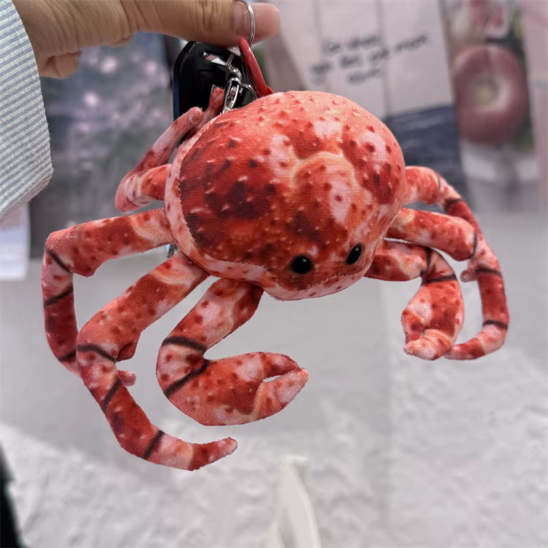 BOOKFONG König Krabbe Plüsch Spielzeug, Meerestiere, Rot - Bild 4