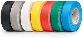 Coroplast Gewebeklebeband 800 Mehrfarbig Breite: 19 mm, Länge: 10 m, Dicke: 0,28 mm - Bild 1