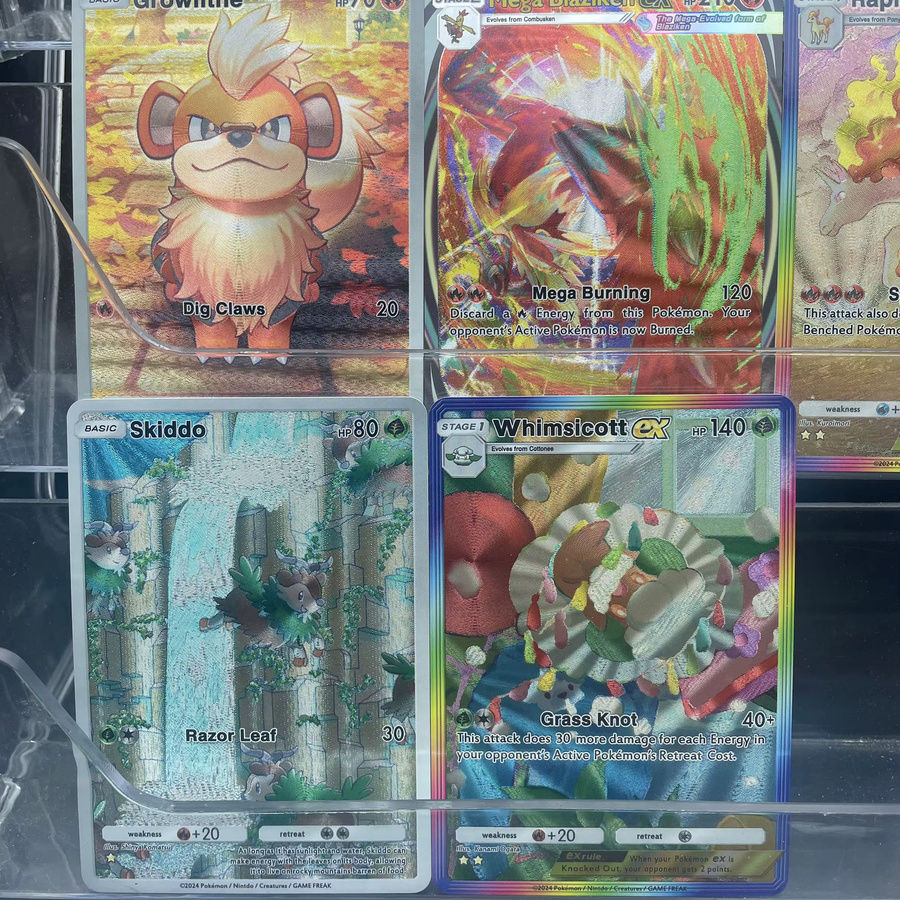 Bandai Pokémon Mega Blaziken Sammelkarten, 10-teiliges Set, Englisch, Bunt - Bild 2
