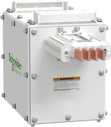 Schneider Electric ITSC250ES42BO0500E Endeinspeisekasten I-Line Track, 250A, Kupfer, 3L+N+PE, IP42, Linksmontage, Weiß - Bild 1