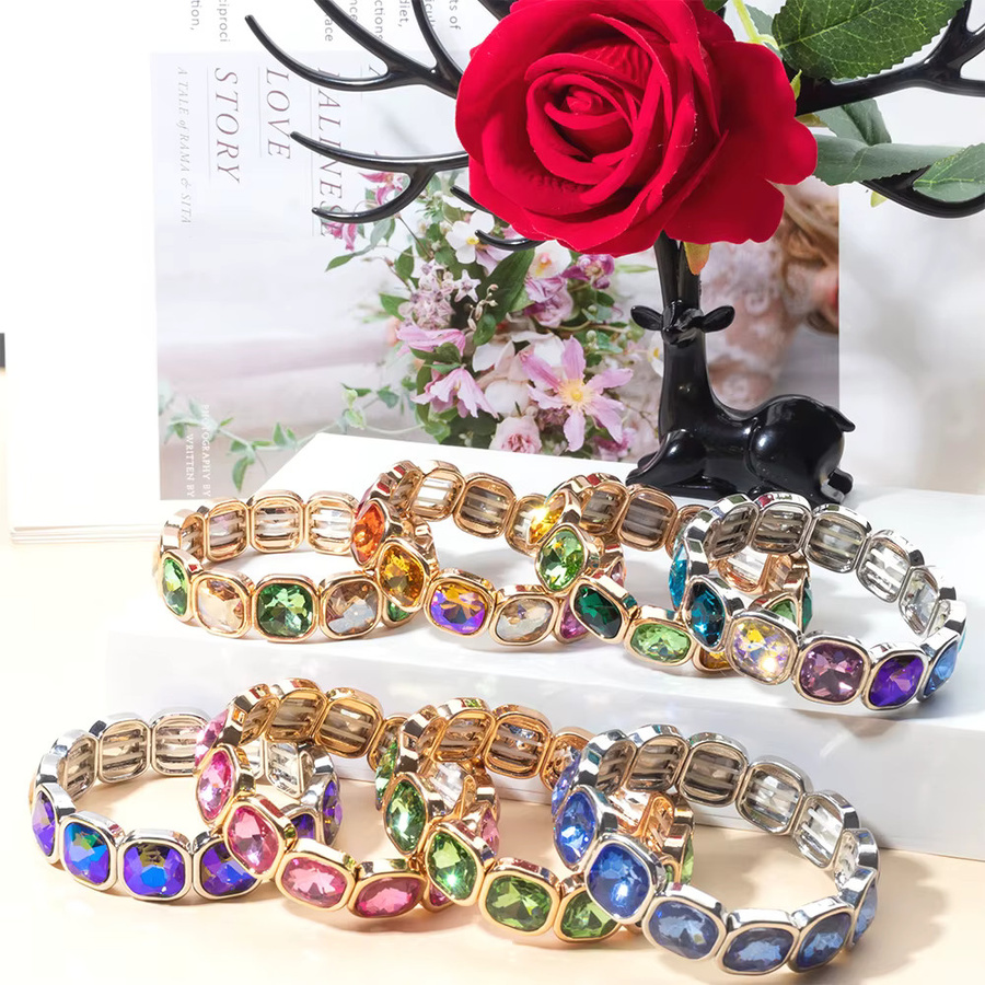 BEUTIFOR Armreif, Bunt, Perle, Strass, Damen, Gold - Bild 1