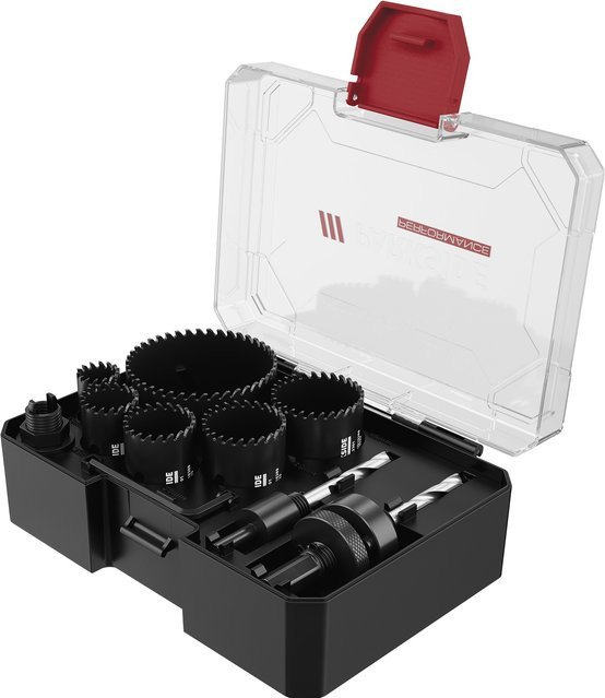 Parkside Performance Lochsägen Set PLSP 1 A1, 11-teilig, HSS-Stahl, Schwarz - Bild 1
