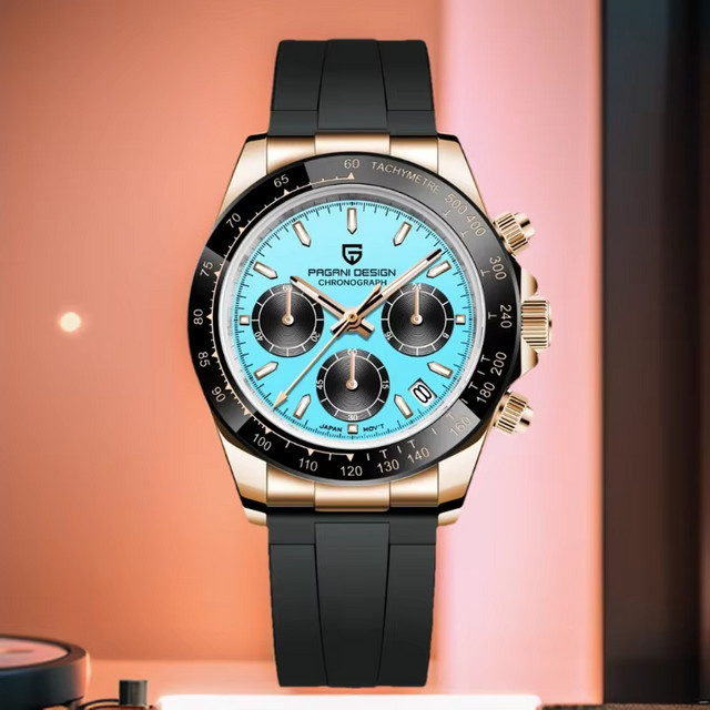 PAGANI DESIGN Chronograph, Quarz, Edelstahl, 40 mm, Herren - Bild 1