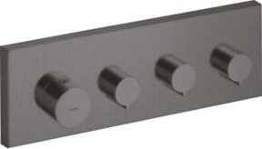 Hansgrohe Axor Starck UP Fertigmontageset Eck-Thermostat mit 3 Anschlüssen in Brushed Brass - Bild 1