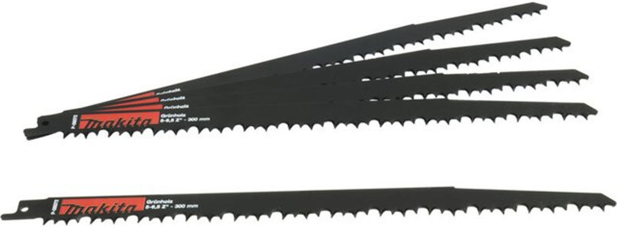 Makita Reciproblatt für Grünholz in Schwarz, Länge: 290 mm - Bild 2