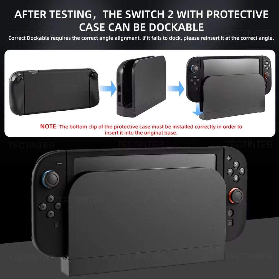 Nintendo Switch 2 Silikon Schutzhülle in Schwarz als Split-Schutzhülle mit Anti-Slip-Funktion - Bild 2
