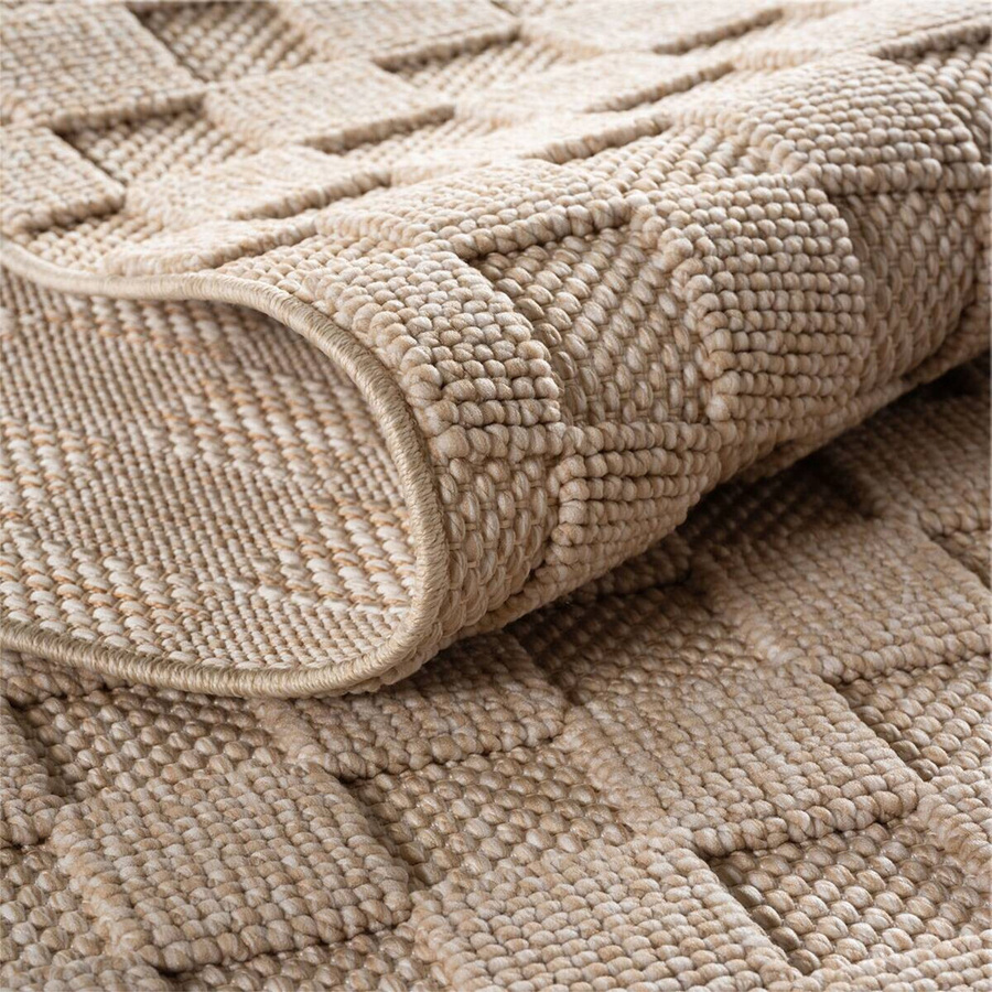 Ayyildiz Kurzflorteppich Helix rund beige Durchmesser: 160 cm - Bild 3
