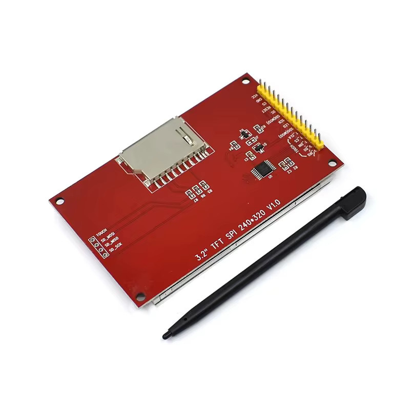 EQV 3,2 Zoll TFT-LCD-Modul mit Touchscreen, ILI9341 Treiber, 240 x 320 Pixel RGB, SPI serieller Port mit 9 IO und XPT2046 Touch IC für Raspberry Pi - Bild 1