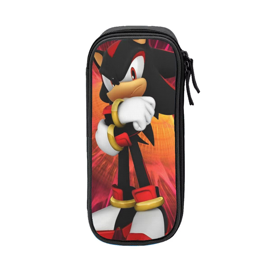 Shadow The Hedgehogs Federmäppchen als große Aufbewahrungstasche für Schulbedarf und Schreibwaren - Bild 2