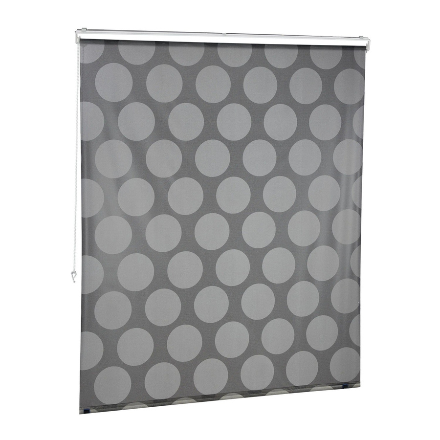 Relaxdays Duschrollo aus Kunststoff und Aluminium in Grau, wasserabweisend, B: 140 cm x H: 240 cm - Bild 2