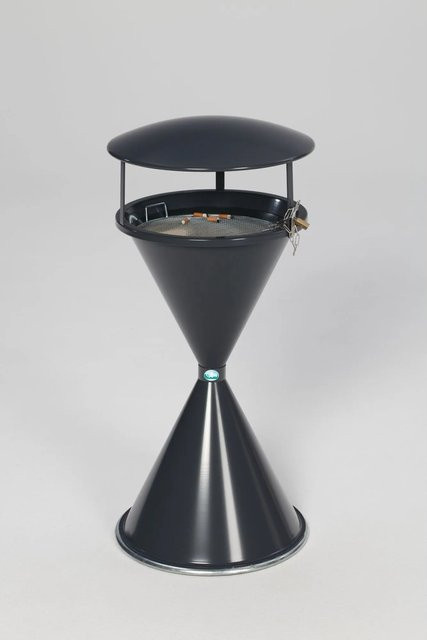 PROREGAL Dach für klassischen Standascher aus Stahlblech in Anthrazit, H x B x T: 22,5 x 44 x 44 cm - Bild 1