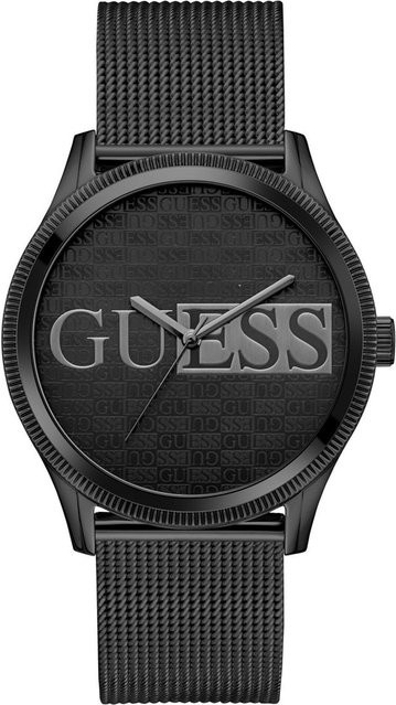 Guess Armbanduhr, Quarz, Edelstahl, Schwarz, 44 mm, Herren - Bild 1