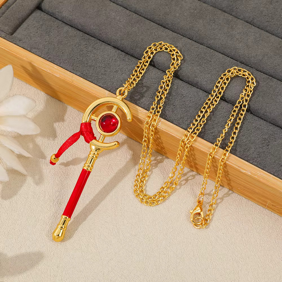Bandai Halskette Frieren Zauberstab, Metall, Gold - Bild 3
