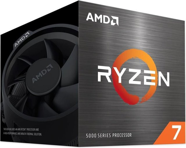 AMD Ryzen 7 5700 Prozessor mit 8 Kernen und 4.6 GHz für Sockel AM4 inklusive Wraith Spire Kühler - Bild 2