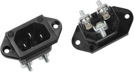 Bachmann Kaltgeräte-Steckverbinder 781 Stecker Schwarz 2-polig 10 A - Bild 1