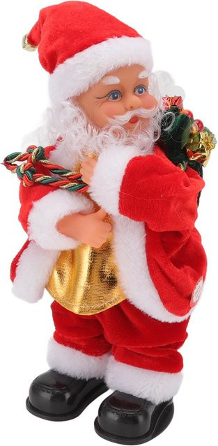 Elektrischer tanzender Weihnachtsmann von OutsideWorld in Weiß und Rot mit Hüftschüttel-Funktion - Bild 1