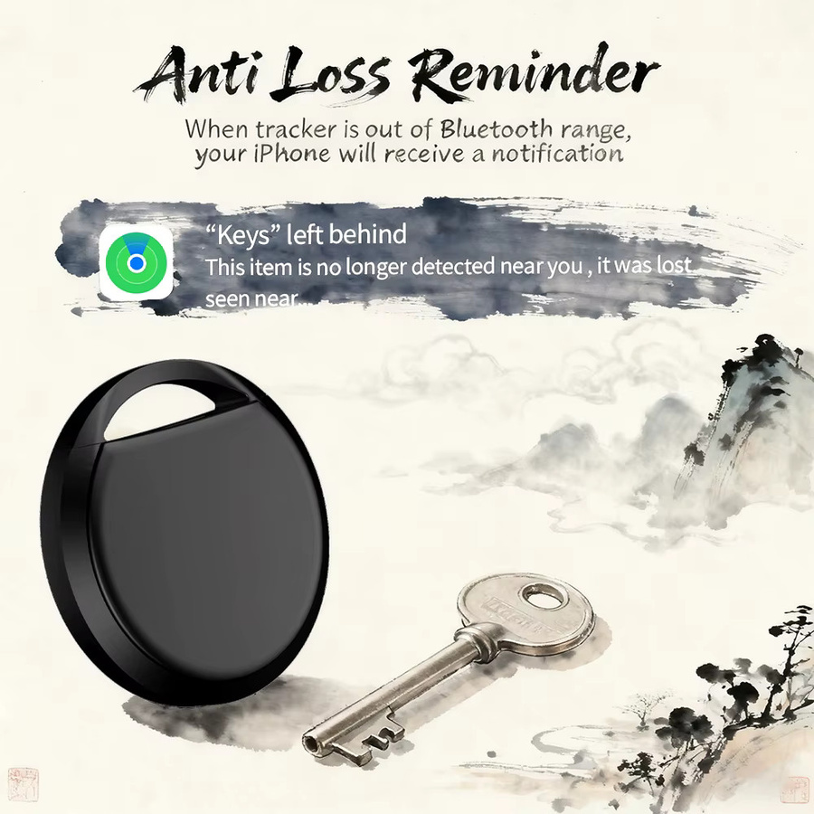 Vivilife Smart Tracker Anti-Verlust Tag in Schwarz für Apple Find My App und iOS-Geräte - Bild 3