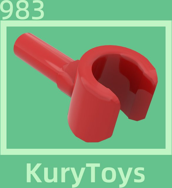 Kury Toys DIY MOC Bausteinteile Karosserieteil Hand, 10-teiliges Set, Zubehör - Bild 1