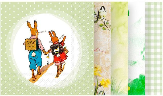 VBS Servietten Set Ostern aus Papier Multi - Bild 1